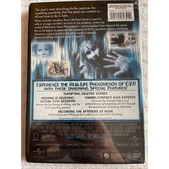 White Noise (DVD) Michael Keaton, New - Picture 2 of 2